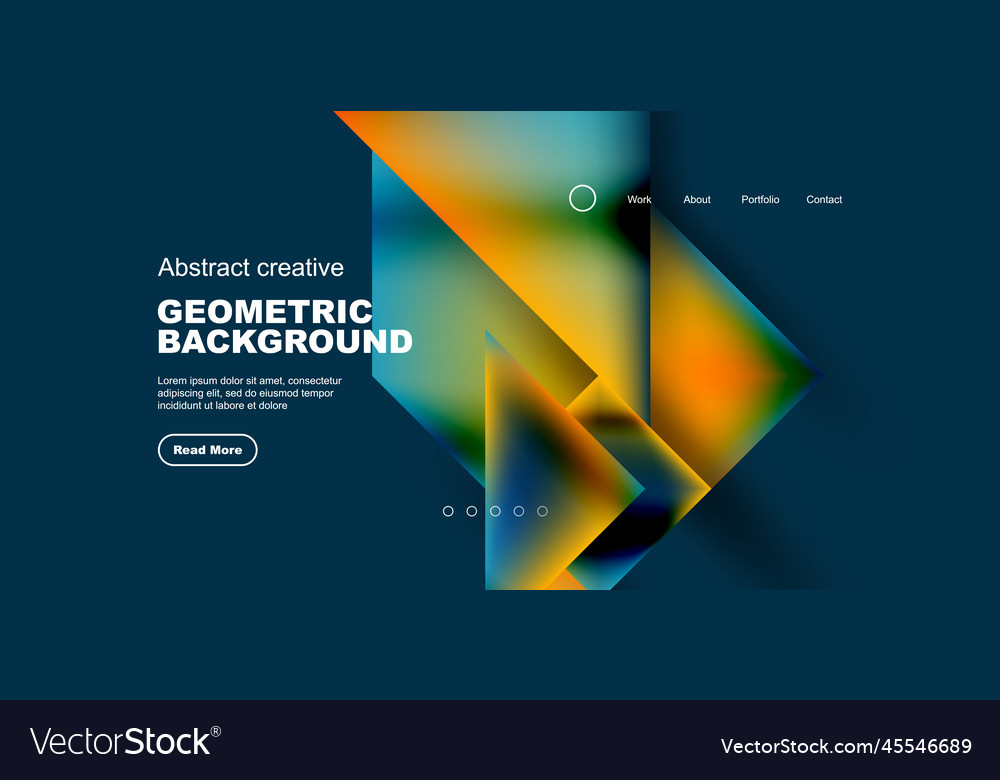 Triangle abstract background