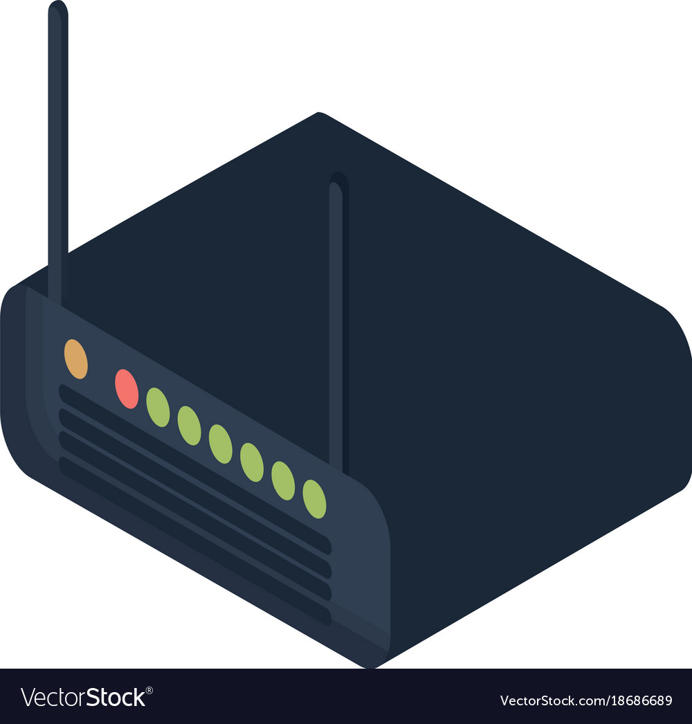 Wifi router device icon
