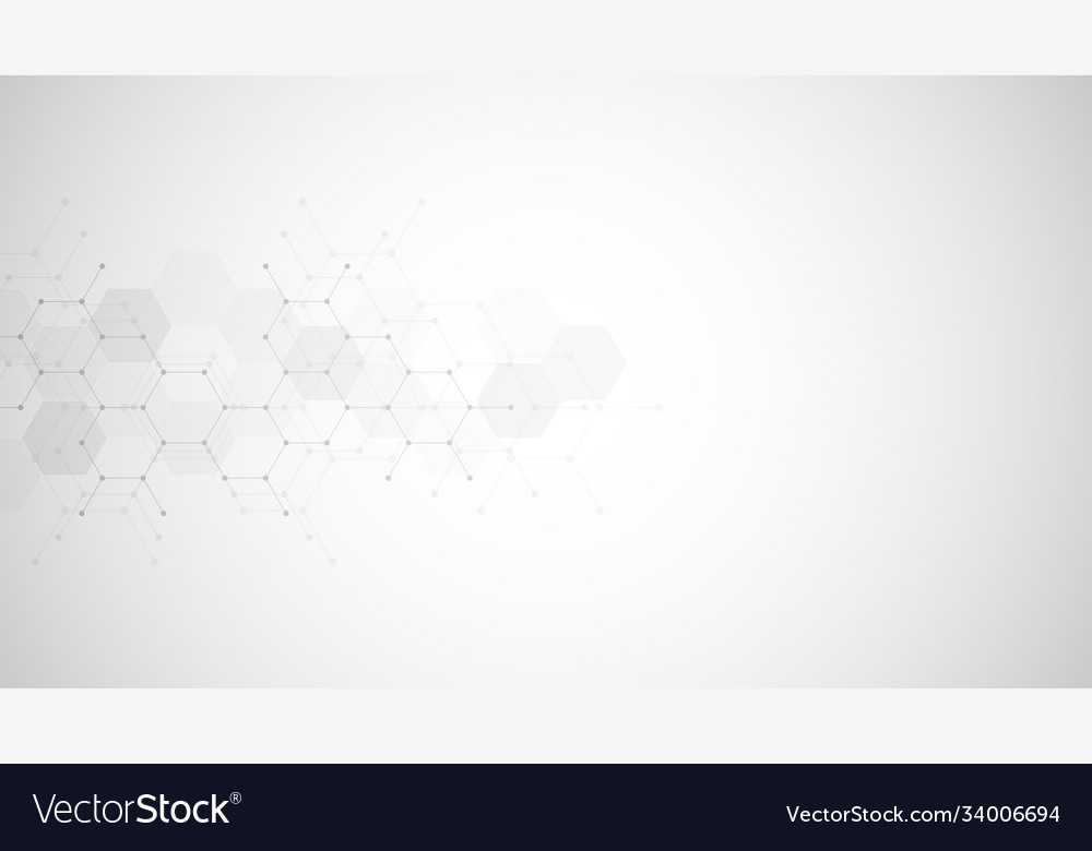 Abstract background hexagons shape pattern vector image Abstract background hexagons shape pattern