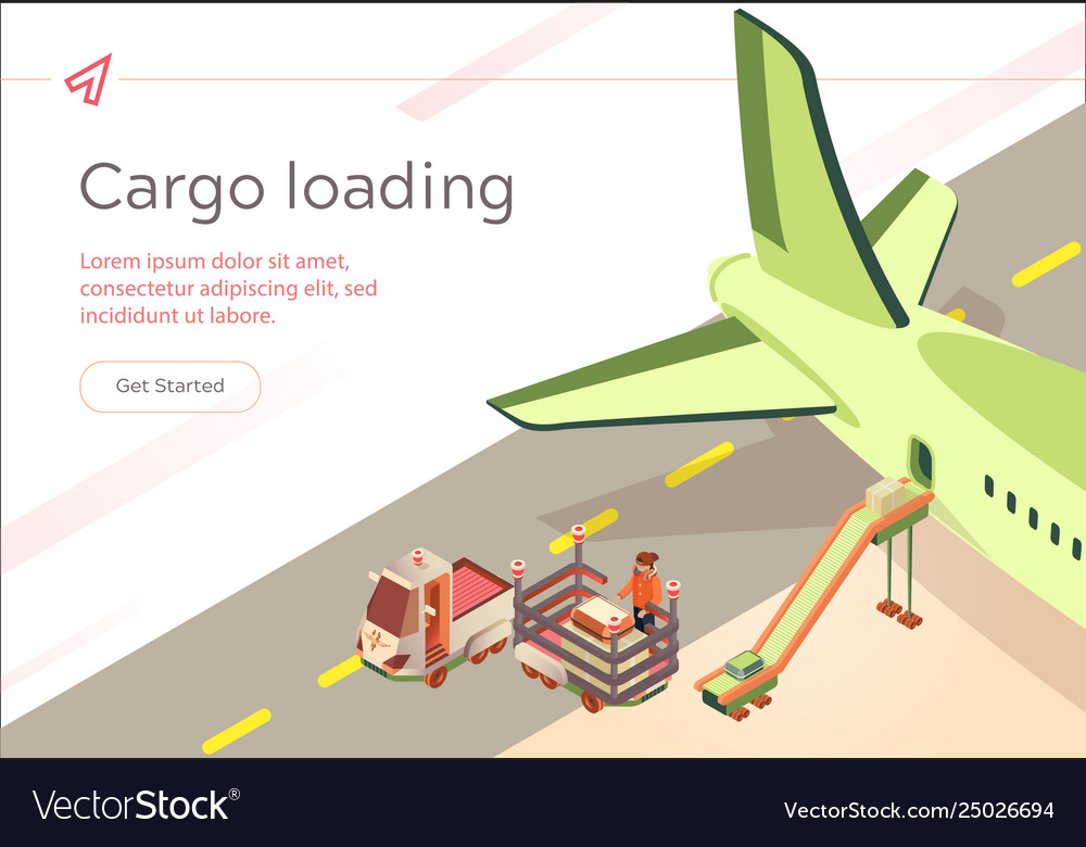 Banner cargo loading flight preparation