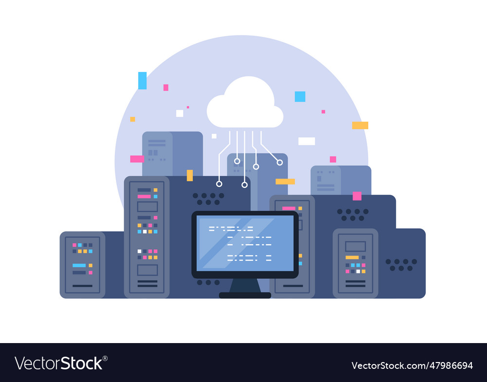 Data center hosting cloud storage server