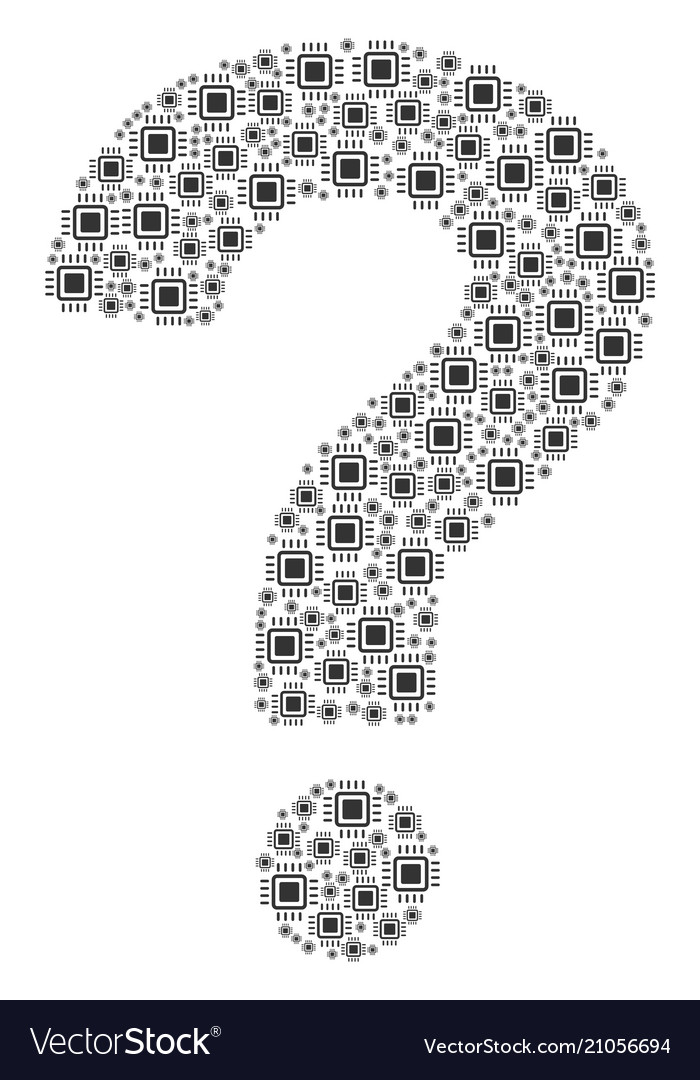 Faq mosaic of processor icons