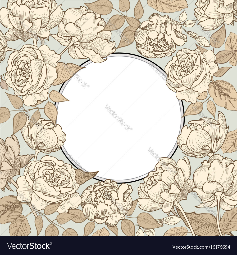 Floral background flower bouquet cover flourish