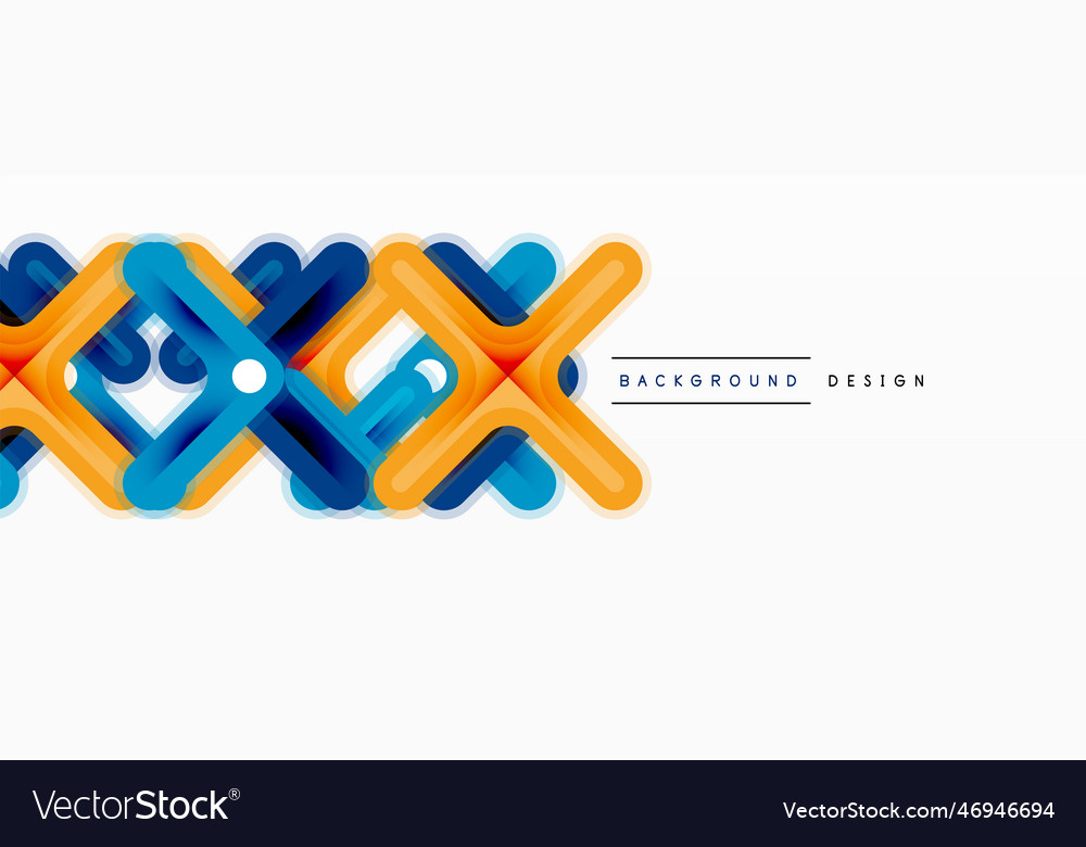Minimal geometric background cross line design