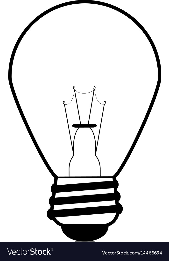 Regular lightbulb icon image