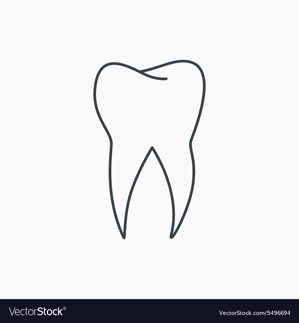 Tooth icon dental stomatology sign