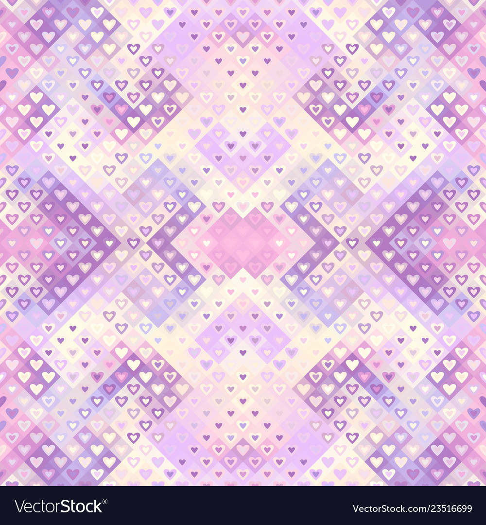 Abstract Heart Geometric Pattern