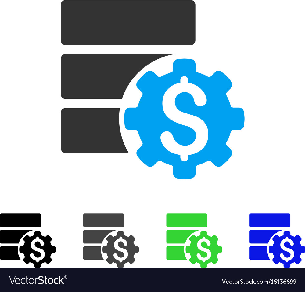 Database & Financial Systems Icon Set
