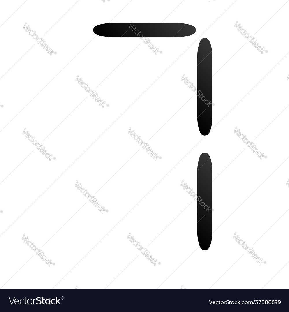 Digital display digits numbers numberals Vector Image Digital display digits numbers numberals