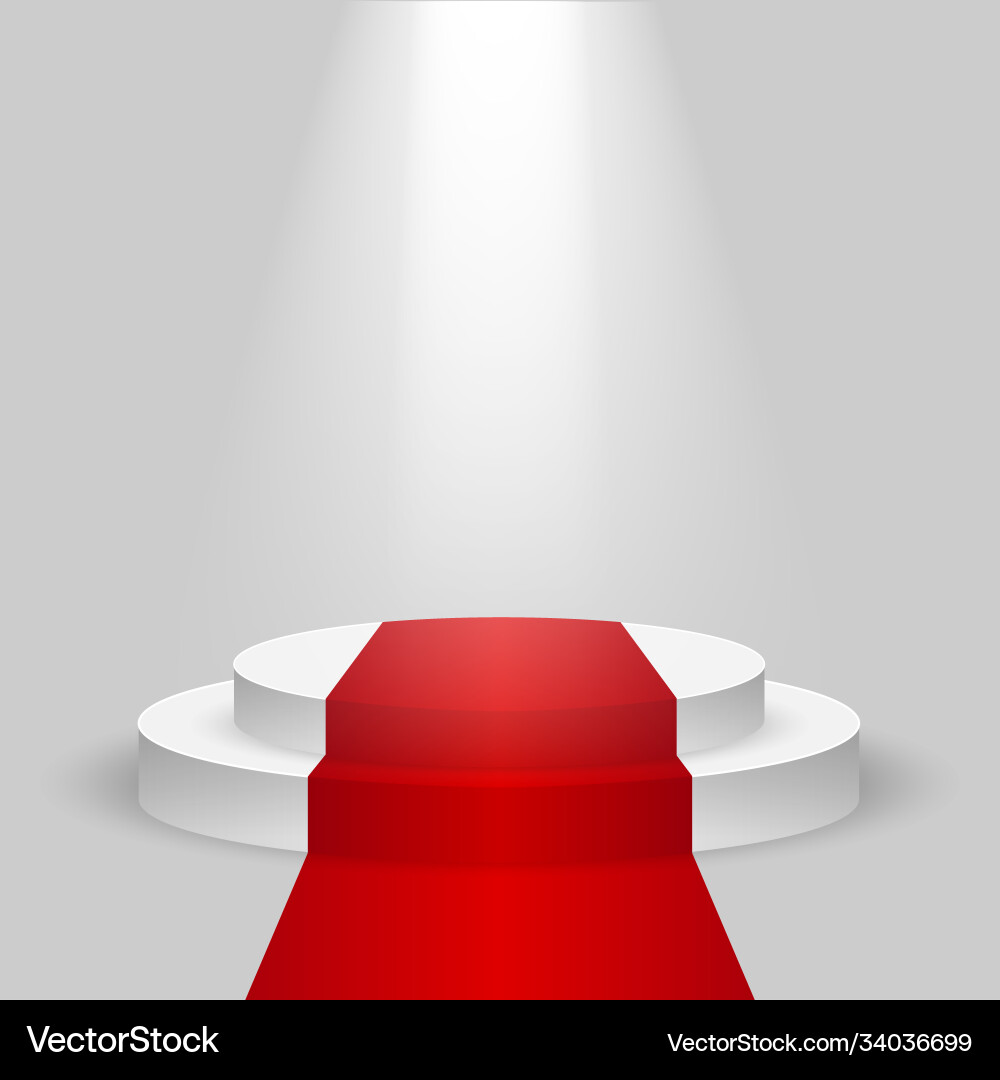 Empty stage podium Royalty Free Vector Image - VectorStock