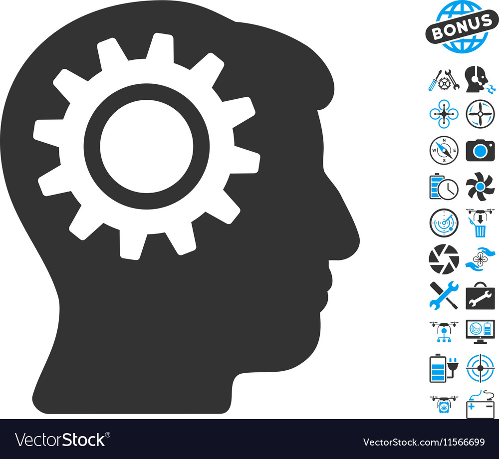 Intellect gear icon with copter tools bonus