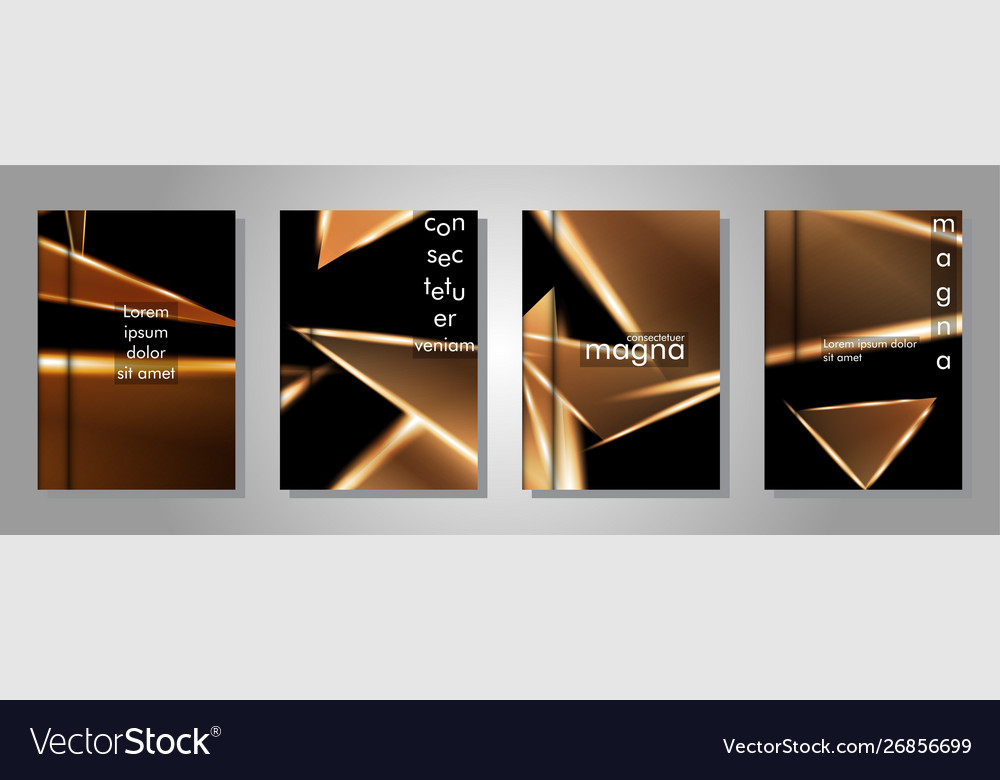 Minimal cover design triangular shape vector image Minimal cover design triangular shape