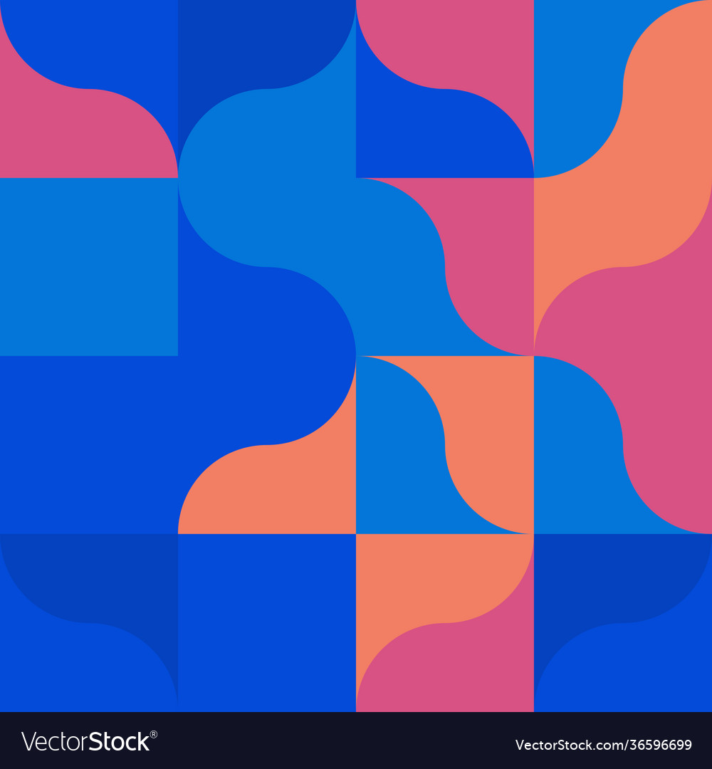 Minimal geometric pattern design vector image Minimal geometric pattern design