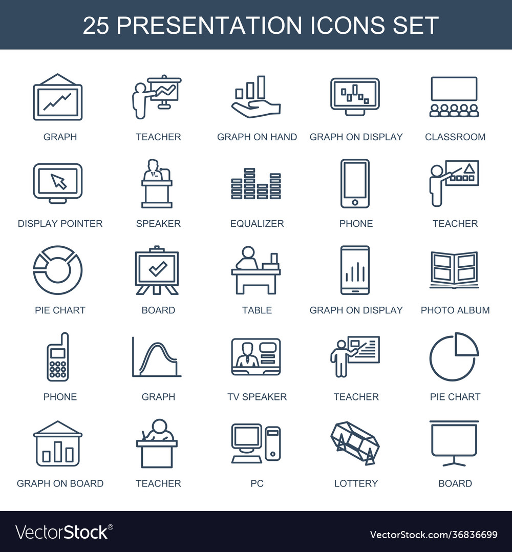 Presentation icons