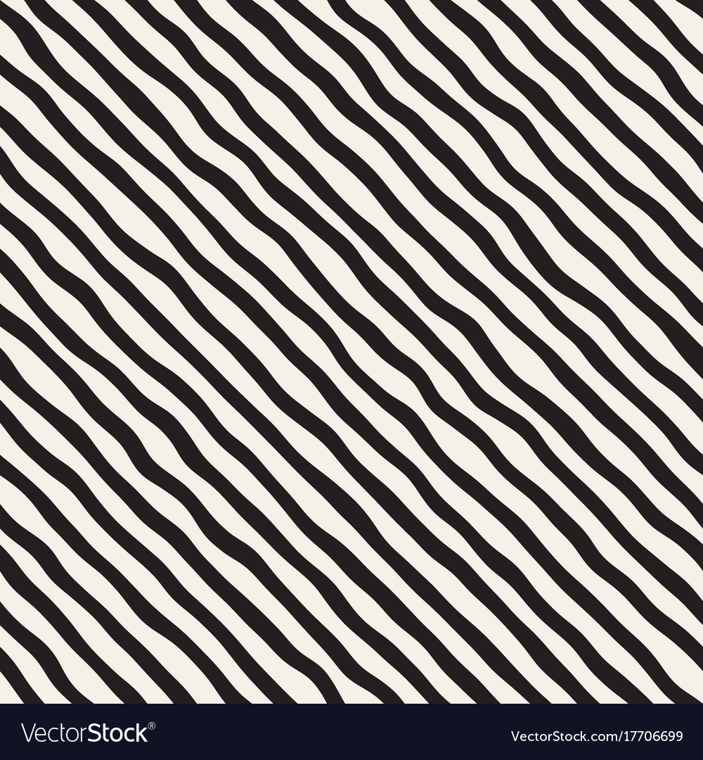 Seamless pattern with hand drawn waves abstract