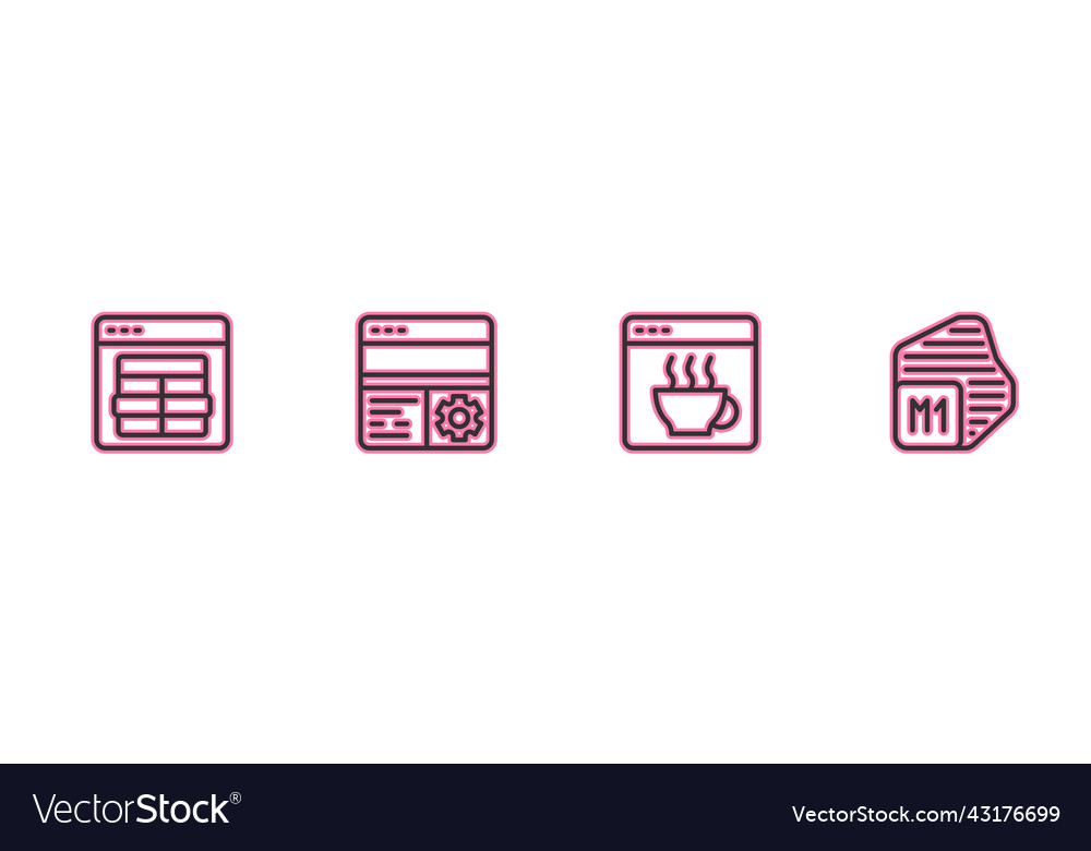 Setzen Sie die Zeile mysql code software debugging vector image Setzen Sie die Zeile mysql code software debugging
