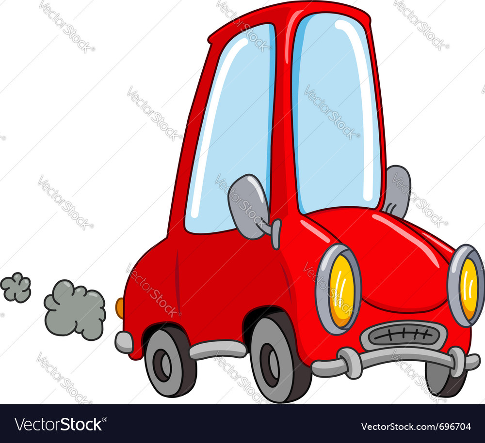 Cartoon car Royalty Free Vector Image - VectorStock