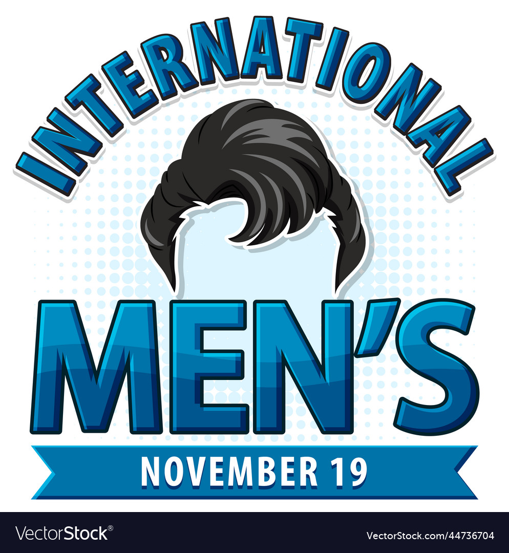 Internationale Herren Tag Poster Design