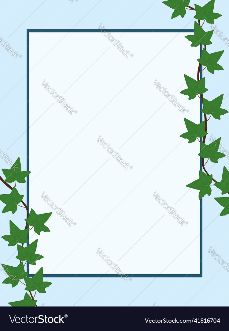Light blue colour background with rectangle frame