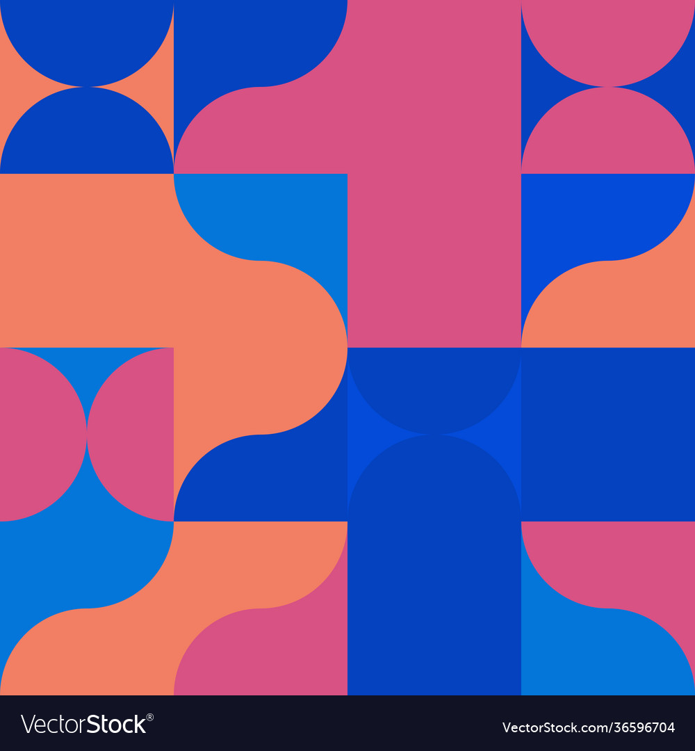 Minimal geometric pattern design vector image Minimal geometric pattern design