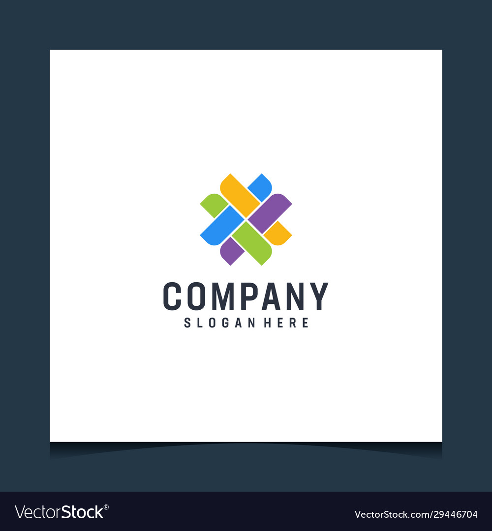 Modern logo design in abstract shape