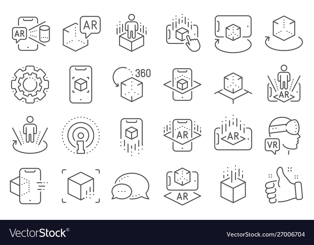 VR & Augmented Reality Icons