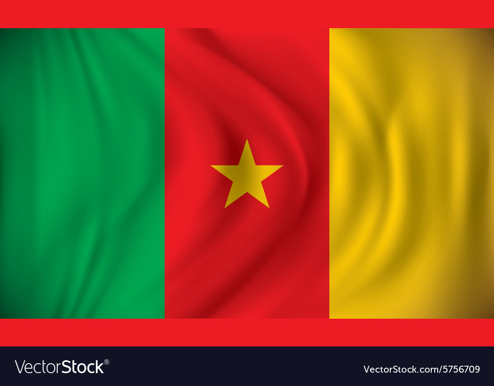 Flag of cameroon Royalty Free Vector Image - VectorStock