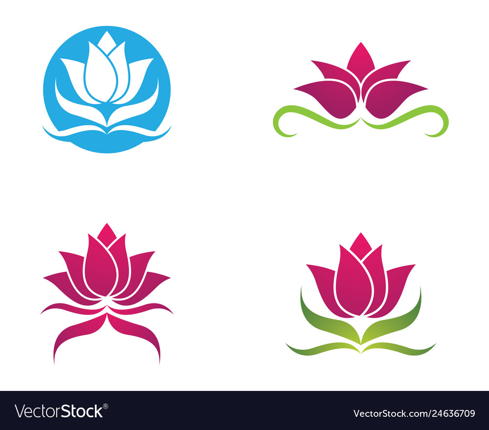 Lotus symbol Royalty Free Vector Image - VectorStock