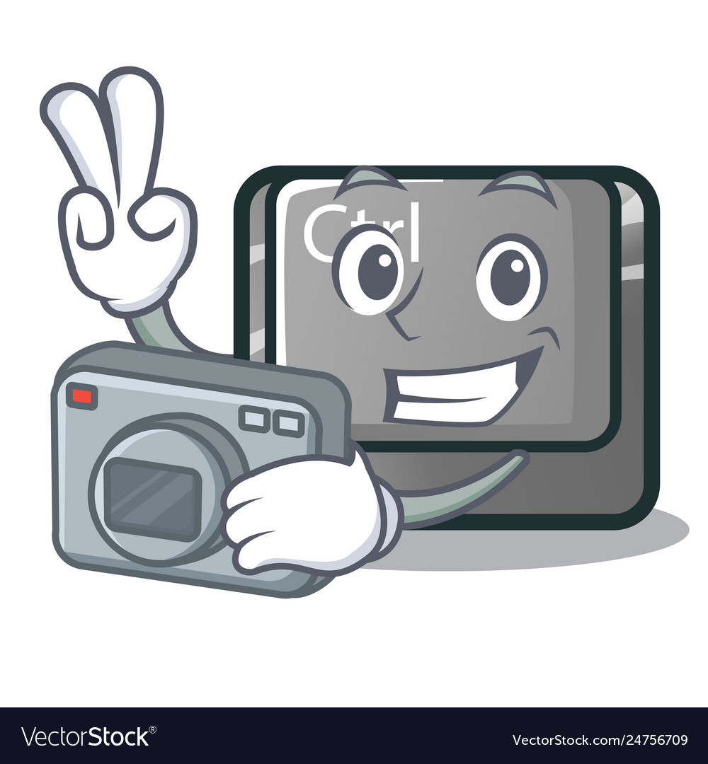 Photographer character ctrl button attached