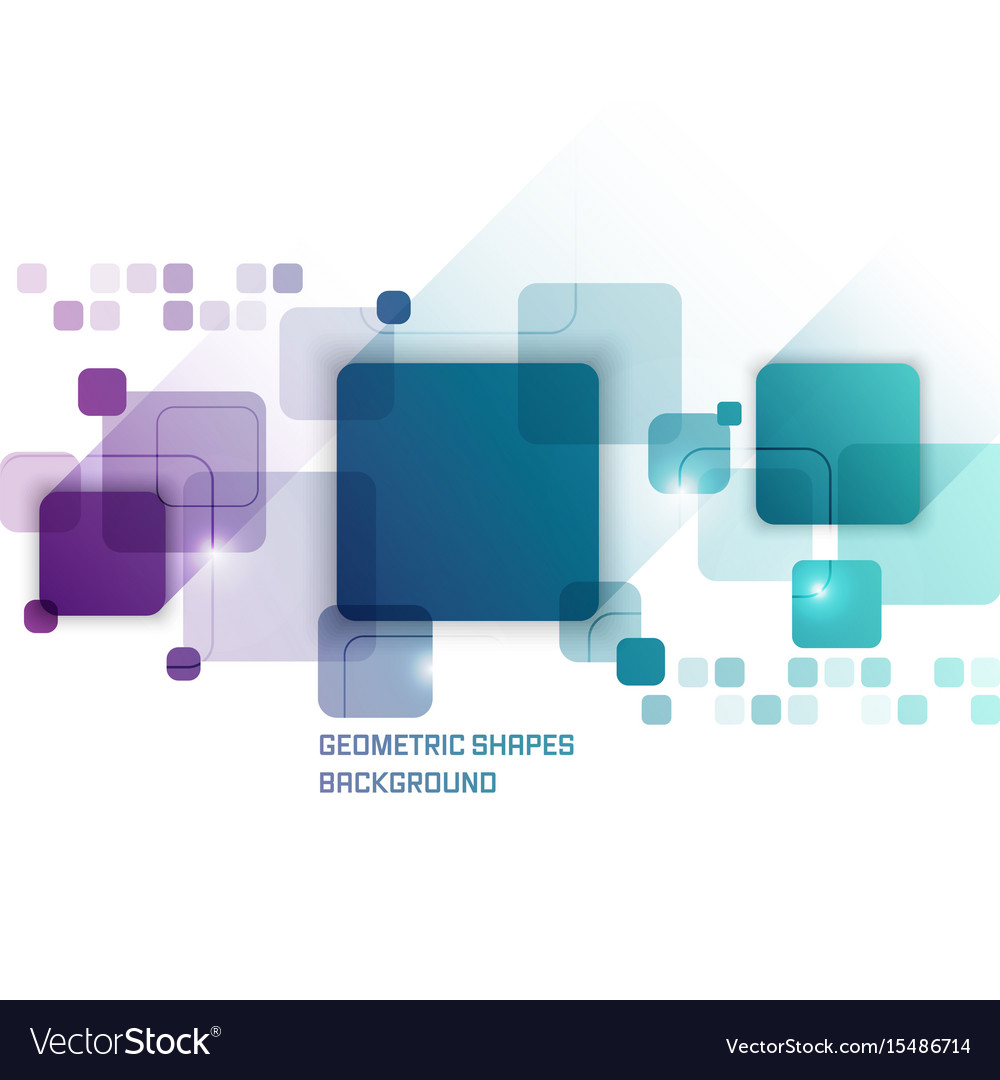 Abstract technology background with squares