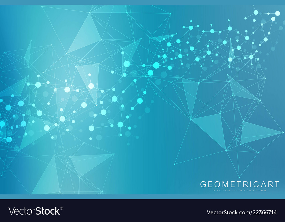 Big data visualization background modern Vector Image Big data visualization background modern