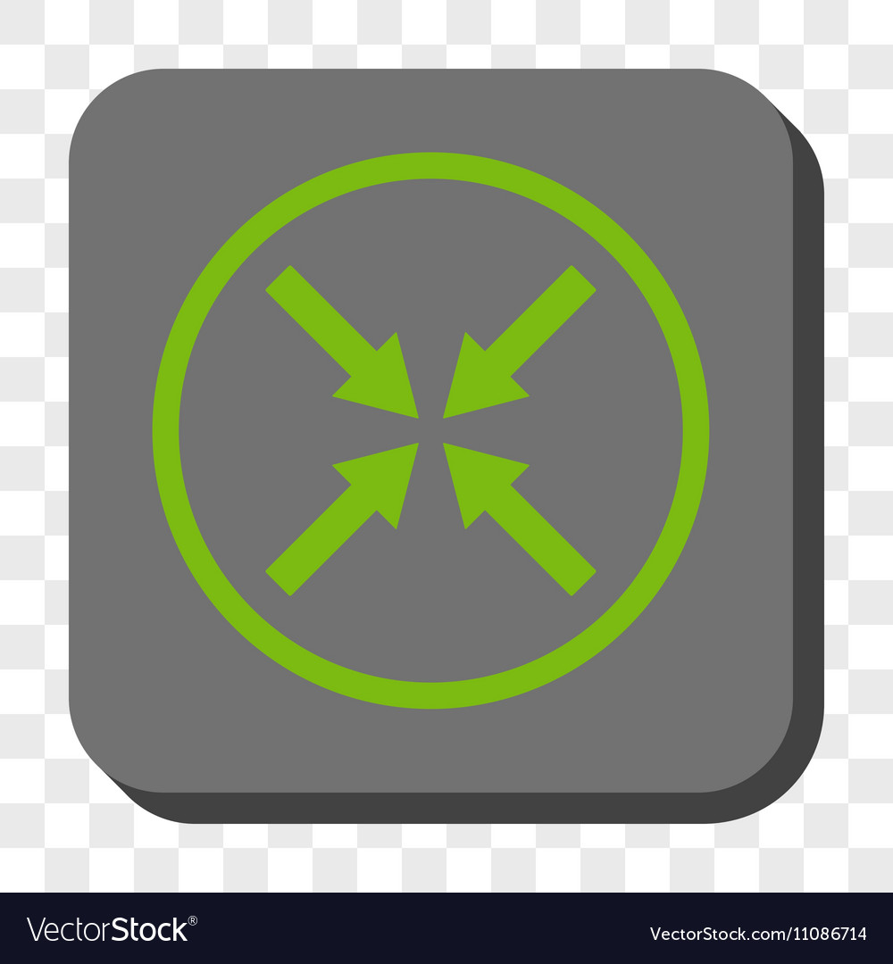 Center arrows rounded square button