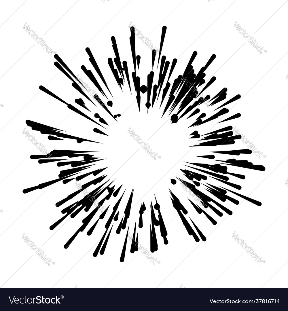 Radial radiating lines beams rays random