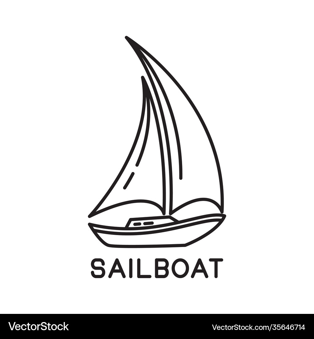 Sailboat Vector