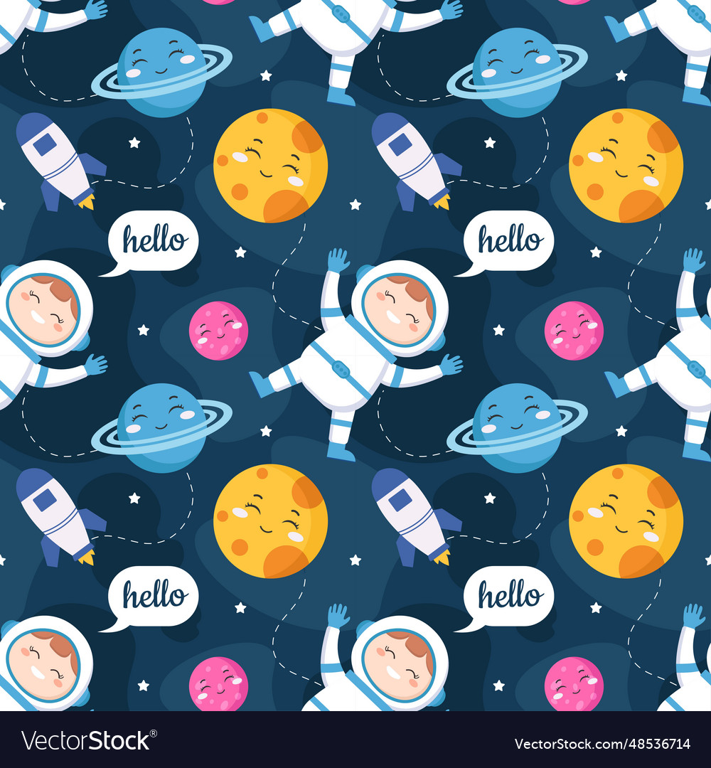 Smile seamless pattern design with smiling