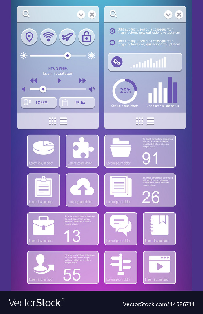 User interface elements