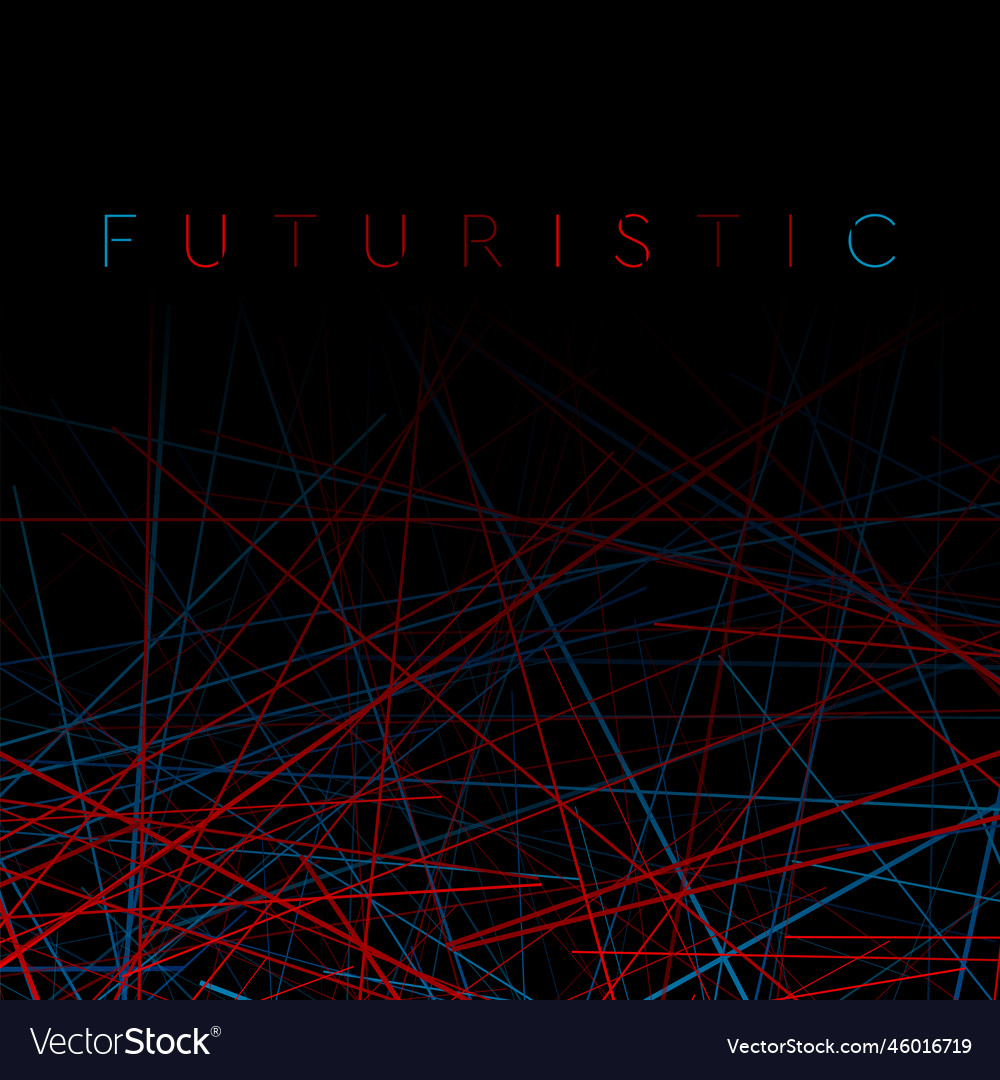 Abstract background with red and blue lines vector image Abstract background with red and blue lines
