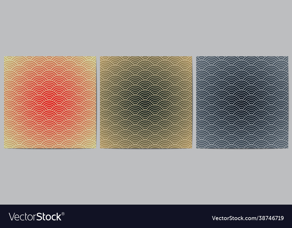 Abstract geometric pattern with circle wave vector image Abstract geometric pattern with circle wave