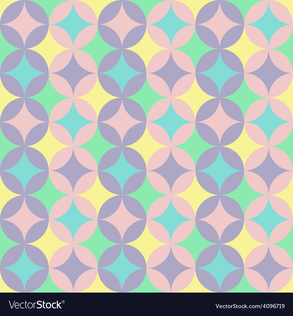 Abstract retro geometric pattern