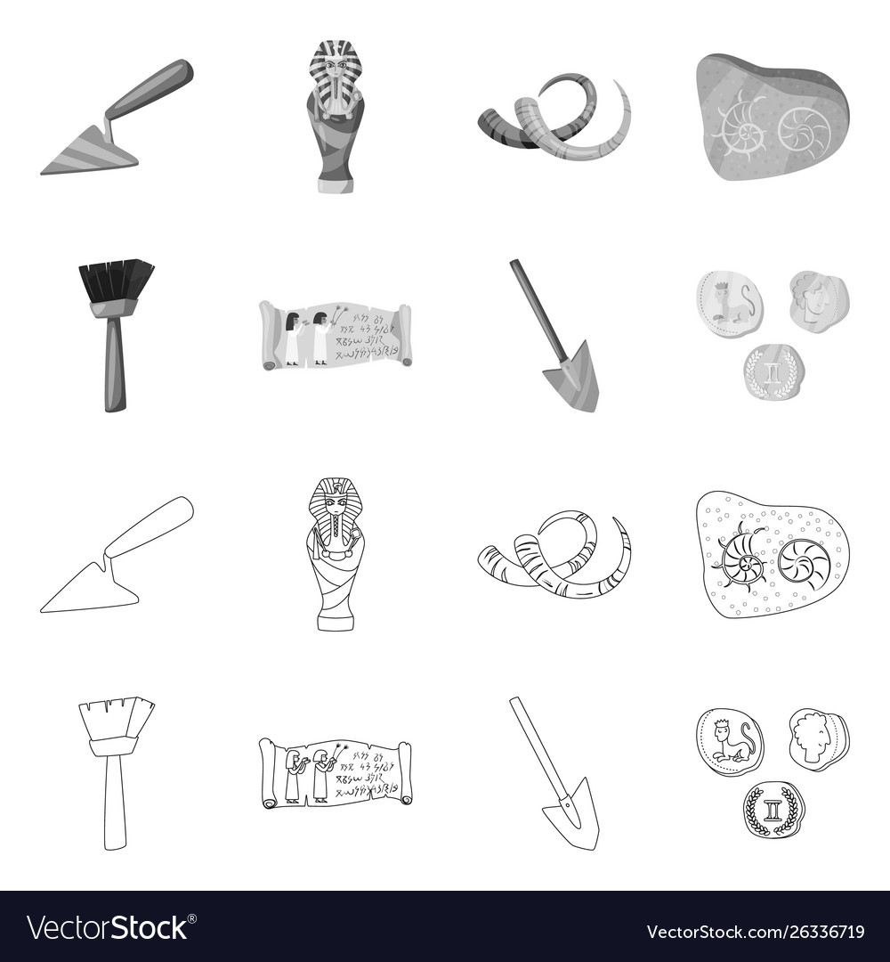 Design story and items symbol set