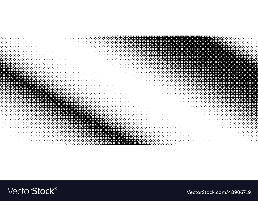 Diagonal halftone bitmap texture dotted gradient vector image Diagonal halftone bitmap texture dotted gradient