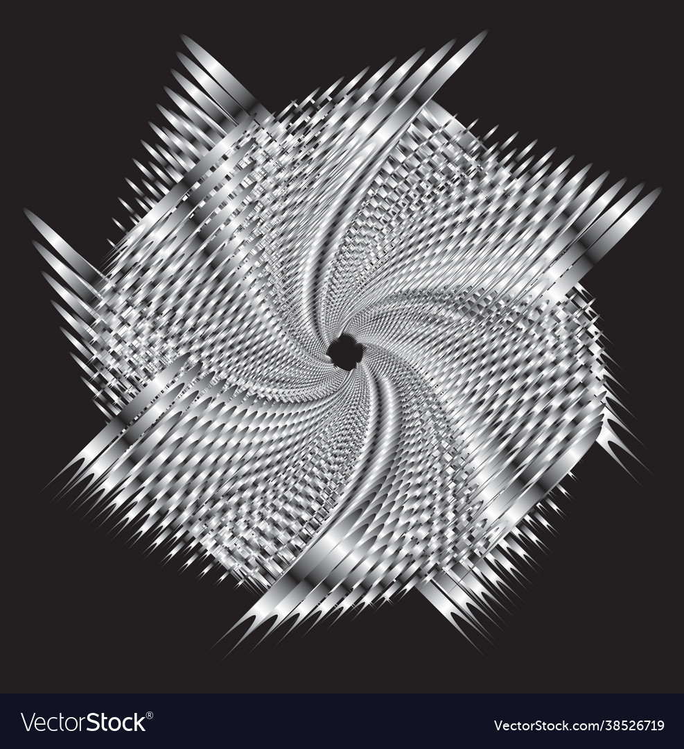 Dotted halftone spiral pattern or texture design vector image Dotted halftone spiral pattern or texture design
