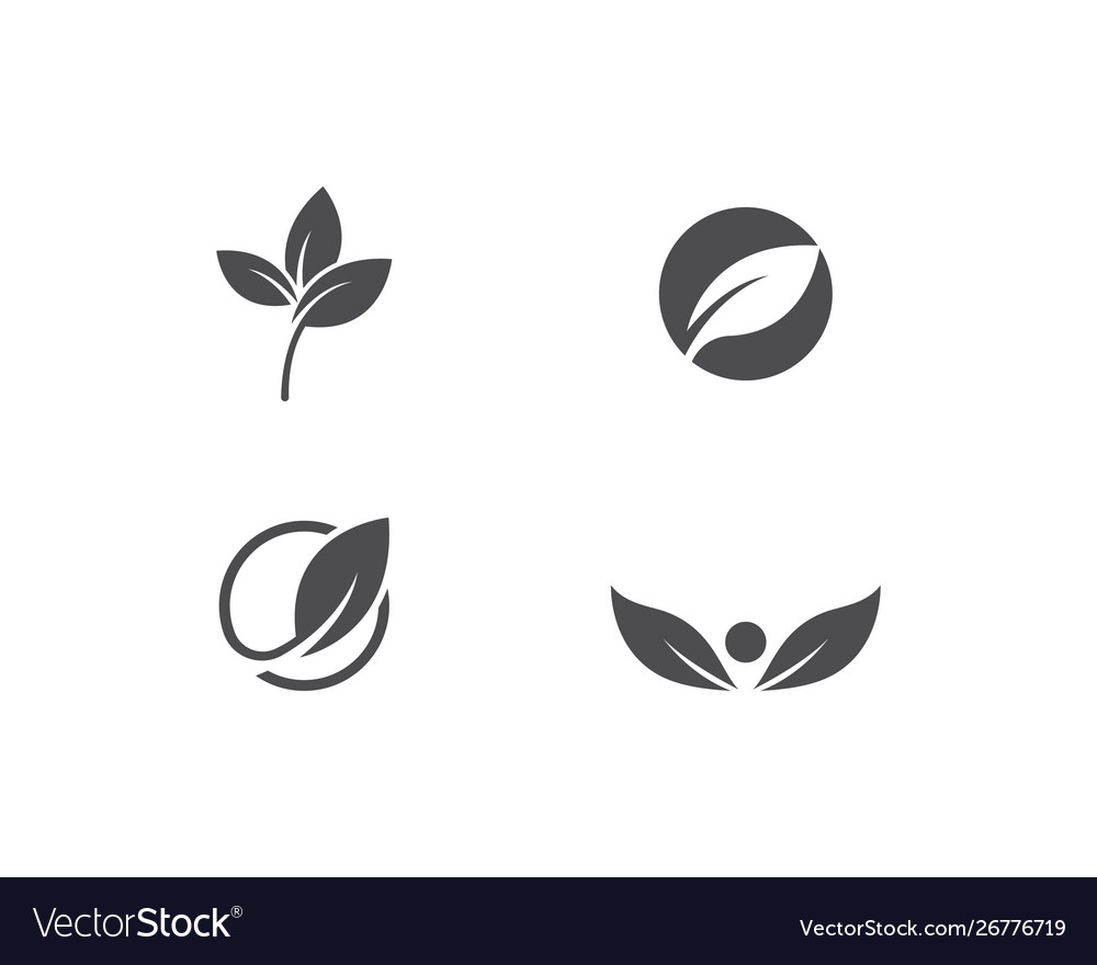 Leaf logo Royalty Free Vector Image - VectorStock