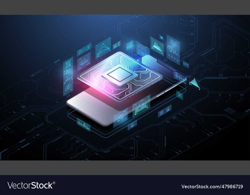 Microchip processor with lights effects