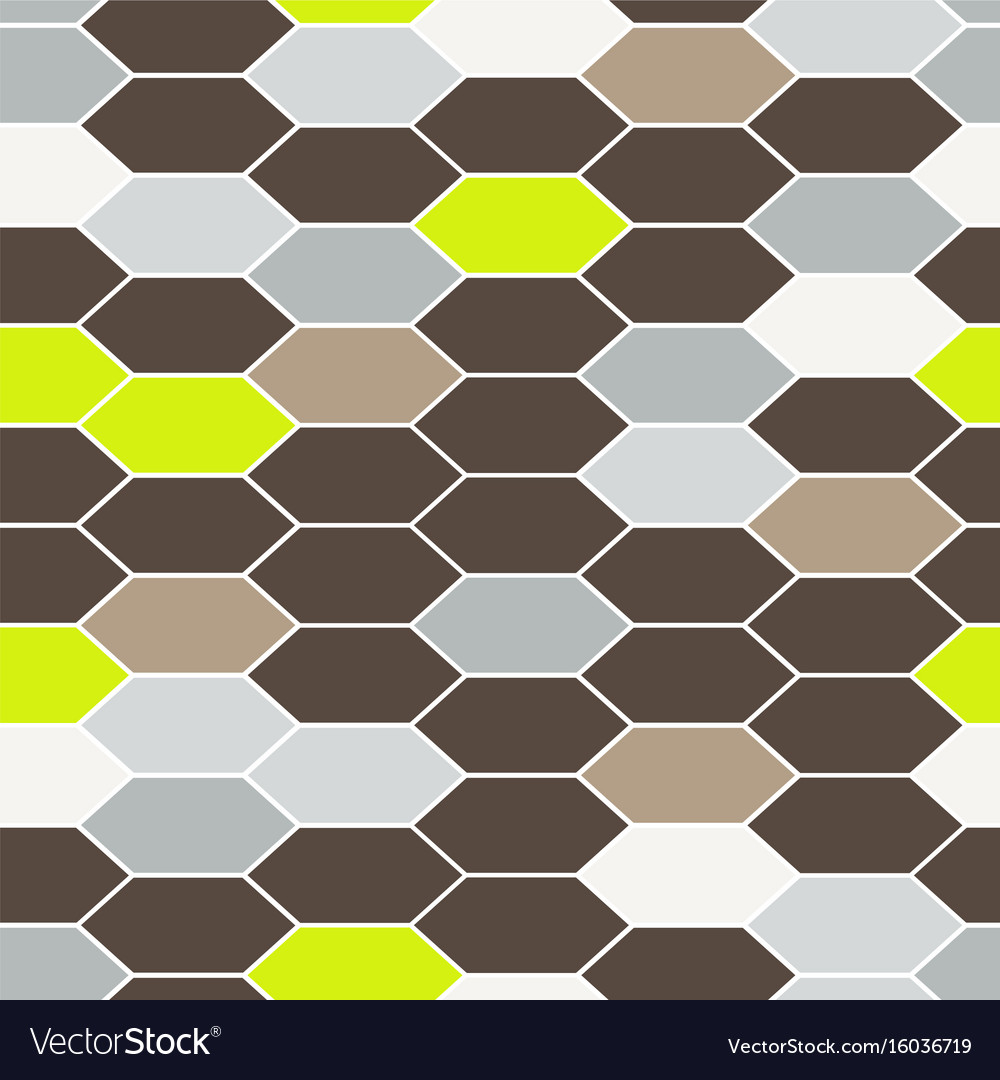 Mosaic tiles seamless pattern