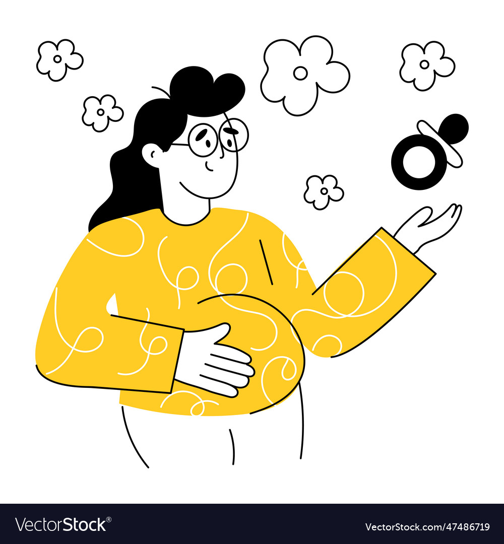 pregnant-lady-royalty-free-vector-image-vectorstock