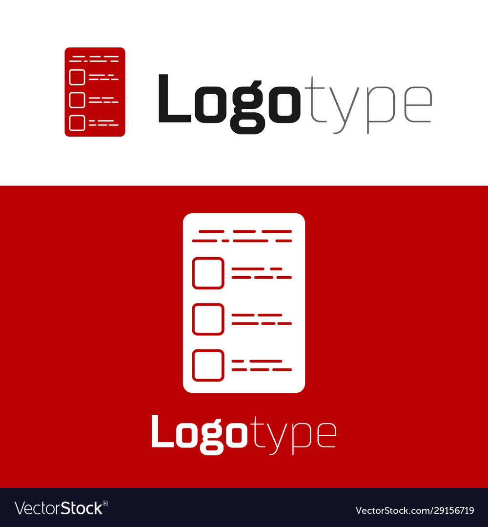 Red create account screen on mobile phone icon vector image Red create account screen on mobile phone icon
