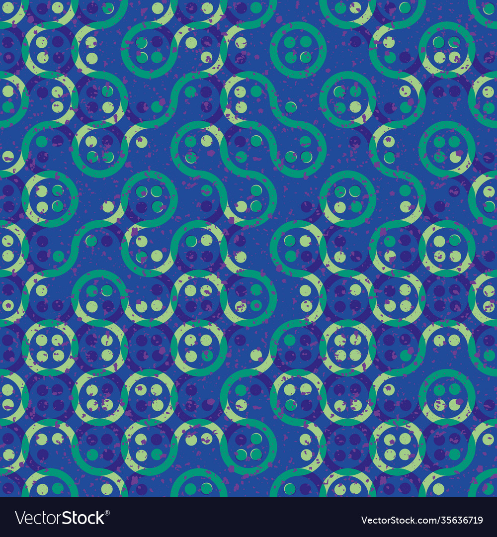 Truchet generative art random circles and wavy
