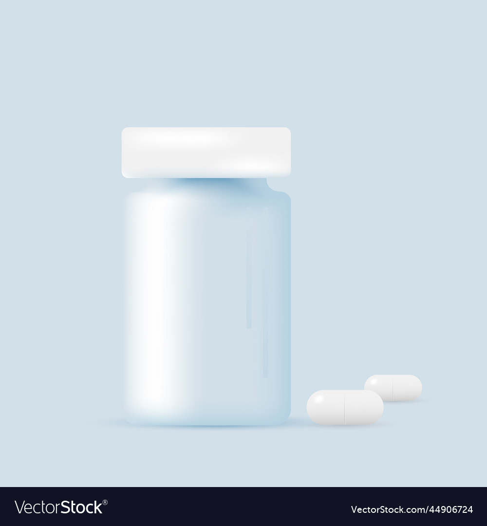 A jar of pills pharmaceutical drugs