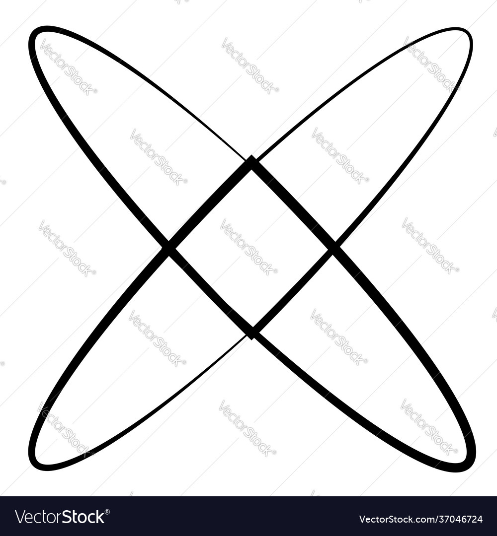 Abstract motif mandala shape design element Vector Image Abstract motif mandala shape design element